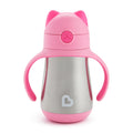 Cool Cat™ Stainless Steel Straw Cup, 8oz (Q6CR)