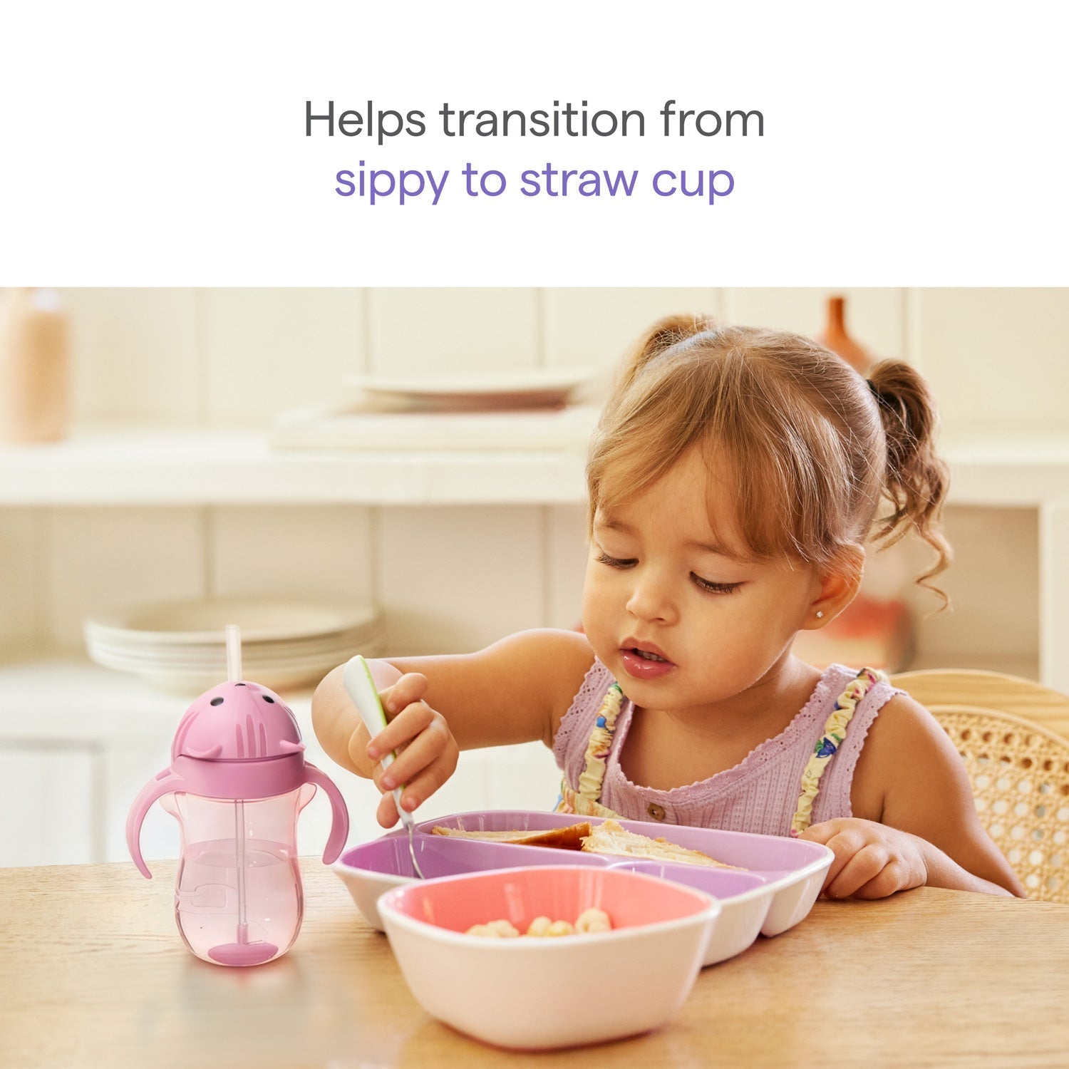 Any Angle™ Weighted Straw Cat Cup, 10oz (U8YC)