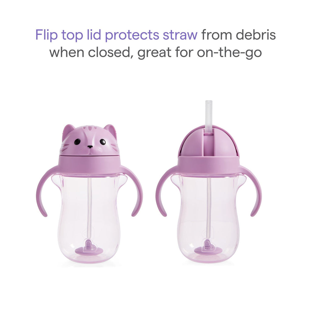 Any Angle™ Weighted Straw Cat Cup, 10oz (U8YC)
