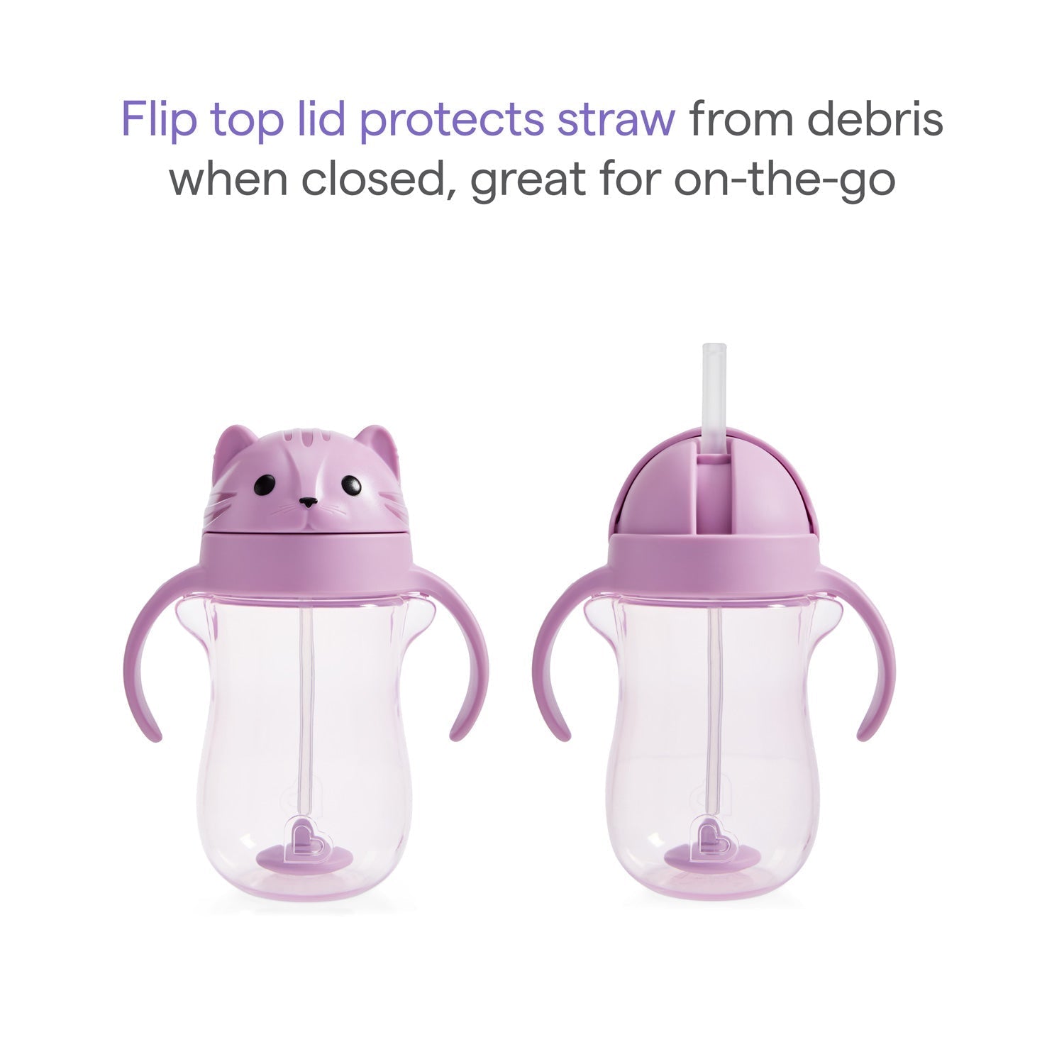 Any Angle™ Weighted Straw Cat Cup, 10oz (U8YC)
