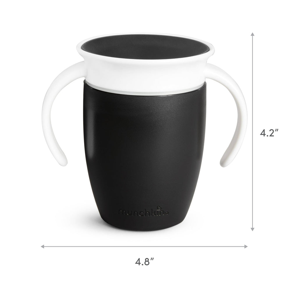 Miracle® 360° Black & White Trainer Cup, 7oz, 2pk (TBFD)