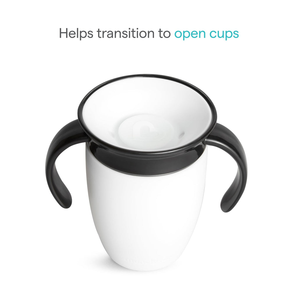 Miracle® 360° Black & White Trainer Cup, 7oz, 2pk (7UBP)