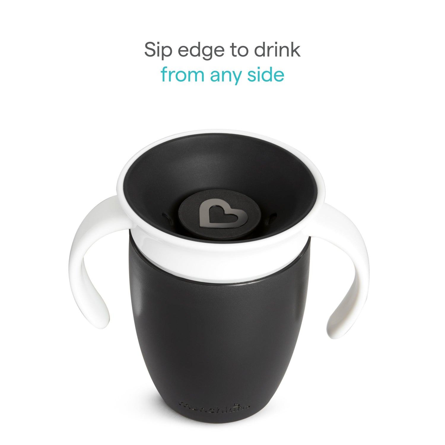 Miracle® 360° Black & White Trainer Cup, 7oz, 2pk (TBFD)
