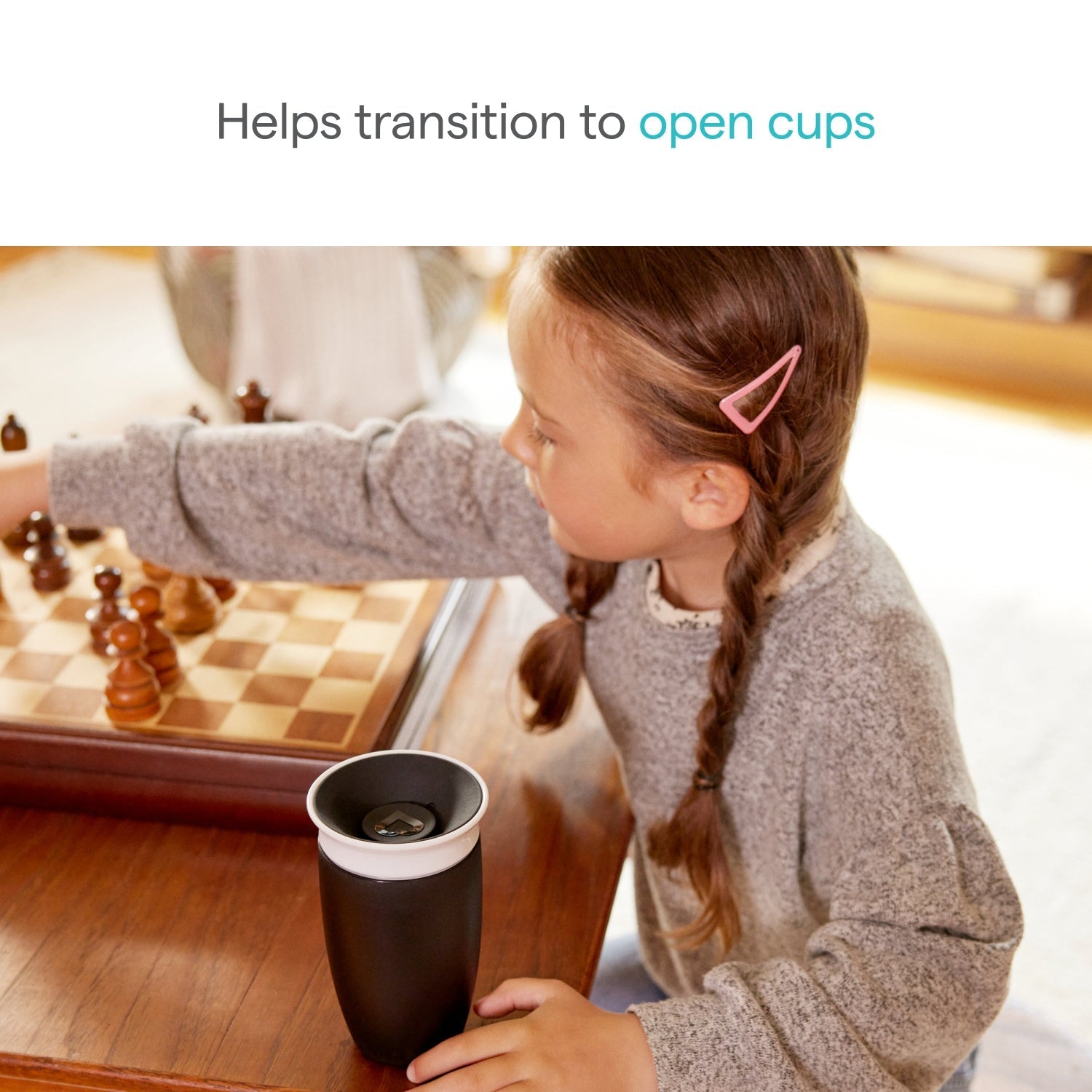 Miracle® 360° Black & White Sippy Cup, 10oz, 2pk (3J5E)