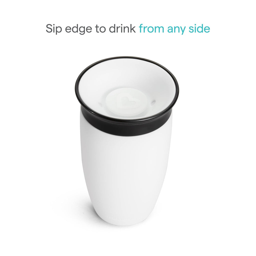 Miracle® 360° Black & White Sippy Cup, 10oz, 2pk (QPQ7)
