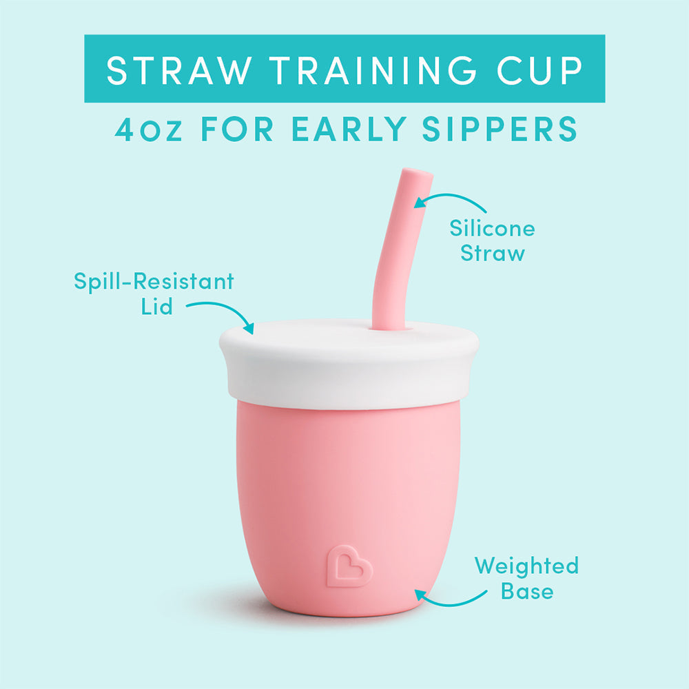 C’est Silicone!™ Training Cup with Straw, 4oz (11OK)