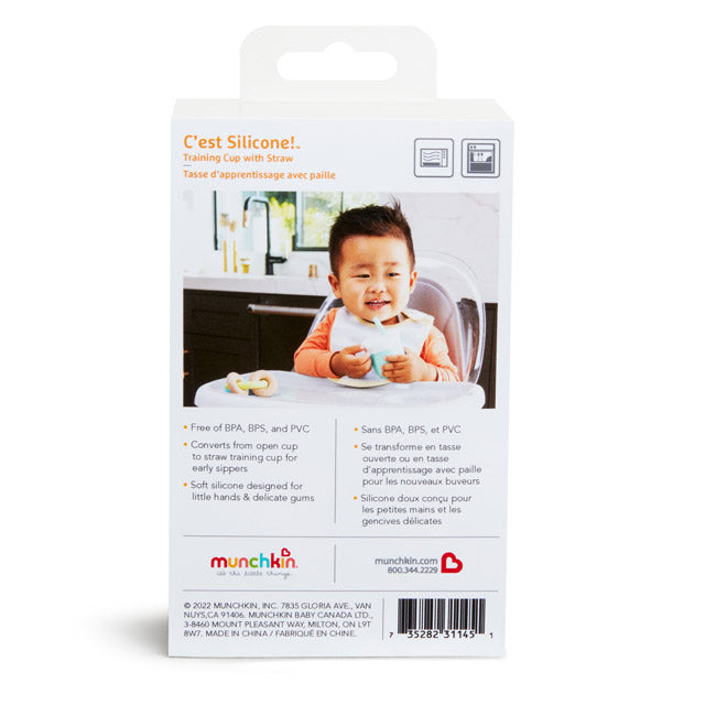 C’est Silicone!™ Training Cup with Straw, 4oz (11OK)