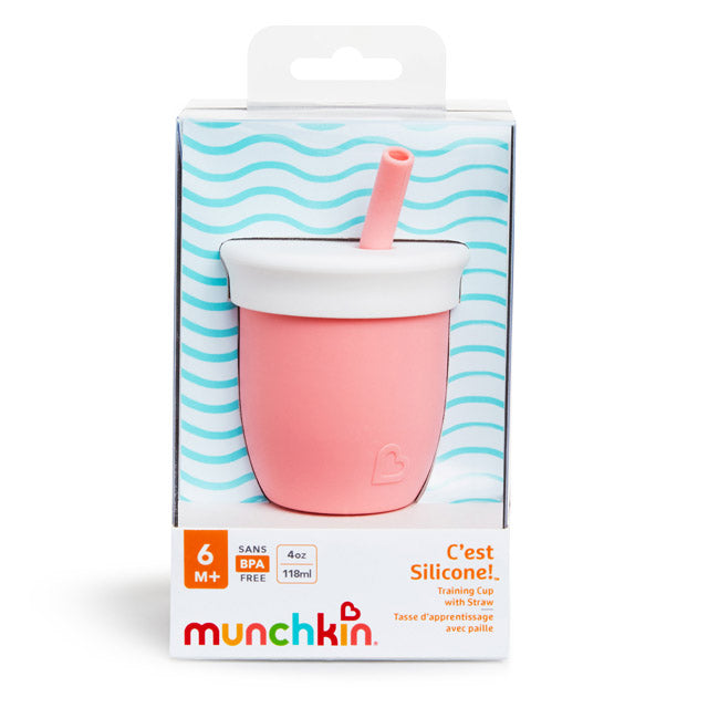 C’est Silicone!™ Training Cup with Straw, 4oz (11OK)